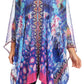 Sakkas Livi  Women's V Neck Beach Dress Cover up Caftan Top Loose with Rhinestone