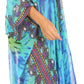 Sakkas Livi  Women's V Neck Beach Dress Cover up Caftan Top Loose with Rhinestone