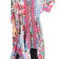 Sakkas Alvita Women's V Neck Beach Dress Top Caftan Cover up with Rhinestones
