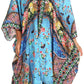 Sakkas Alvita Women's V Neck Beach Dress Top Caftan Cover up with Rhinestones