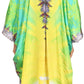 Sakkas Alvita Women's V Neck Beach Dress Top Caftan Cover up with Rhinestones