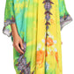 Sakkas Alvita Women's V Neck Beach Dress Top Caftan Cover up with Rhinestones