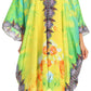 Sakkas Alvita Women's V Neck Beach Dress Top Caftan Cover up with Rhinestones