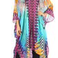 Sakkas Alvita Women's V Neck Beach Dress Top Caftan Cover up with Rhinestones