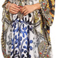 Sakkas Alvita Women's V Neck Beach Dress Top Caftan Cover up with Rhinestones