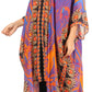 Sakkas Alvita Women's V Neck Beach Dress Top Caftan Cover up with Rhinestones