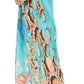 Sakkas Dora Women's One Shoulder Short Sleeve Casual Elegant Maxi Dress with Print