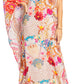 Sakkas Dora Women's One Shoulder Short Sleeve Casual Elegant Maxi Dress with Print