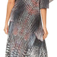 Sakkas Dora Women's One Shoulder Short Sleeve Casual Elegant Maxi Dress with Print