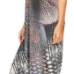 Sakkas Dora Women's One Shoulder Short Sleeve Casual Elegant Maxi Dress with Print