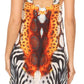 Sakkas Eva Women's Casual Summer Cocktail Boho Sleeveless Short Dress with Print