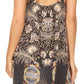 Sakkas Eva Women's Casual Summer Cocktail Boho Sleeveless Short Dress with Print