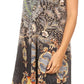 Sakkas Eva Women's Casual Summer Cocktail Boho Sleeveless Short Dress with Print