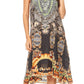Sakkas Eva Women's Casual Summer Cocktail Boho Sleeveless Short Dress with Print