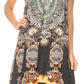 Sakkas Eva Women's Casual Summer Cocktail Boho Sleeveless Short Dress with Print