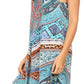Sakkas Eva Women's Casual Summer Cocktail Boho Sleeveless Short Dress with Print