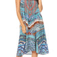 Sakkas Eva Women's Casual Summer Cocktail Boho Sleeveless Short Dress with Print