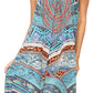 Sakkas Eva Women's Casual Summer Cocktail Boho Sleeveless Short Dress with Print