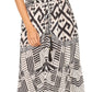 Sakkas Tara Women's Long Maxi Boho Off Shoulder Summer Casual Dress Floral Print