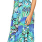 Sakkas Tara Women's Long Maxi Boho Off Shoulder Summer Casual Dress Floral Print