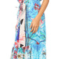 Sakkas Tara Women's Long Maxi Boho Off Shoulder Summer Casual Dress Floral Print