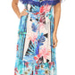 Sakkas Tara Women's Long Maxi Boho Off Shoulder Summer Casual Dress Floral Print