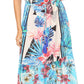 Sakkas Tara Women's Long Maxi Boho Off Shoulder Summer Casual Dress Floral Print