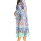 Sakkas Womens Ruffled Sleeves Scoop Neck Summer Short Tiered Dress/Loungewear