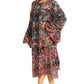 Sakkas Womens Ruffled Sleeves Scoop Neck Summer Short Tiered Dress/Loungewear