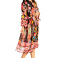 Sakkas Womens 3/4 Sleeves Button Down Spring/Summer Short Shirt Dress/Cover-up