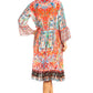 Sakkas Womens 3/4 Sleeves Button Down Spring/Summer Short Shirt Dress/Cover-up