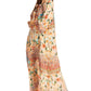 Sakkas Womens Henley Neck Elbow Sleeves Long A-Line Summer dress with pockets