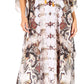 Sakkas Yeni Women's Short Sleeve V-neck Summer Floral Long Caftan Dress Cover-up