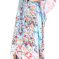 Sakkas Yeni Women's Short Sleeve V-neck Summer Floral Long Caftan Dress Cover-up