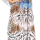 Sakkas Yeni Women's Short Sleeve V-neck Summer Floral Long Caftan Dress Cover-up