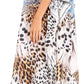 Sakkas Yeni Women's Short Sleeve V-neck Summer Floral Long Caftan Dress Cover-up