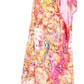 Sakkas Yeni Women's Short Sleeve V-neck Summer Floral Long Caftan Dress Cover-up