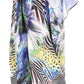 Sakkas Yeni Women's Short Sleeve V-neck Summer Floral Long Caftan Dress Cover-up