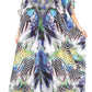 Sakkas Yeni Women's Short Sleeve V-neck Summer Floral Long Caftan Dress Cover-up