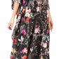 Sakkas Yeni Women's Short Sleeve V-neck Summer Floral Long Caftan Dress Cover-up