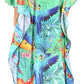 Sakkas Yeni Women's Short Sleeve V-neck Summer Floral Long Caftan Dress Cover-up