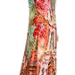 Sakkas Yeni Women's Short Sleeve V-neck Summer Floral Long Caftan Dress Cover-up