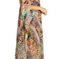 Sakkas Yeni Women's Short Sleeve V-neck Summer Floral Long Caftan Dress Cover-up