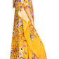 Sakkas Yeni Women's Short Sleeve V-neck Summer Floral Long Caftan Dress Cover-up