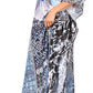 Sakkas Yeni Women's Short Sleeve V-neck Summer Floral Long Caftan Dress Cover-up