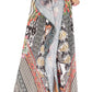 Sakkas Yeni Women's Short Sleeve V-neck Summer Floral Long Caftan Dress Cover-up