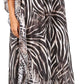 Sakkas Yeni Women's Short Sleeve V-neck Summer Floral Long Caftan Dress Cover-up