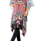 Sakkas Zeni Women's Short sleeve V-neck Summer Floral Print Caftan Dress Cover-up