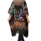 Sakkas Zeni Women's Short sleeve V-neck Summer Floral Print Caftan Dress Cover-up
