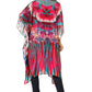 Sakkas Zeni Women's Short sleeve V-neck Summer Floral Print Caftan Dress Cover-up